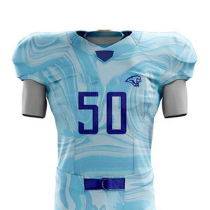 Conjuntos de Fútbol Americano de Poliéster Transpirable de Alta Calidad Talla XL, Equipación Deportiva Personalizada con Estampado para Adultos, Tallas Grandes, MOQ Bajo - Product Image 3