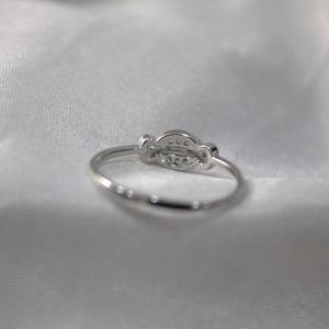 925 Sterling Silver <b>Fine</b> <b>Ring</b> with Cubic Zirconia Super Lightweight for Anniversary - Product Image 4