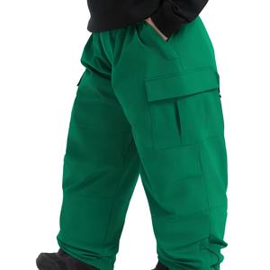 Pantalones de esquí impermeables holgados para hombre, ropa de calle de invierno de estilo suelto, snowboard cálido para exteriores, diseño de Hip Hop - Product Image 1