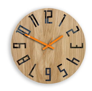100% Natural Wooden Clock Wall Decorative Item Eco-Friendly Handmade Wholesale Price Wood Wall Clock - Product Image 3