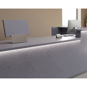 แผ่นควอตซ์อะเดนคาร์ราราสำหรับเคาน์เตอร์ครัวและท็อปโต๊ะเครื่องแป้ง หนา 2 ซม. 3 ซม. ขัดเงา สำหรับใช้ในโครงการก่อสร้างเชิงพาณิชย์ - Product Image 1