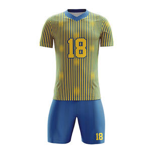 Maillots de football minimalistes confortables personnalisés avec le logo de l'équipe de club audacieux Athletic Fit Slim-Cut france, maillots de football - Product Image 1