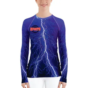 Excellent Quality Custom Long Short Sleeve Rashguard Custom Rash Guard