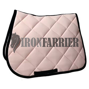 Fabricant de tapis de selle de saut d'équitation équestre en tissu satiné dans toutes les tailles et couleurs Tapis de selle de cheval au meilleur prix - Product Image 1