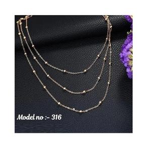 Pendentif en acier inoxydable au design unique pour femmes et filles Bijoux élégants Collier tendance pour fête à usage quotidien pour prix d'exportation - Product Image 1