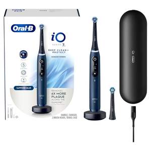 Cepillo de dientes eléctrico recargable Oral-B iO Series 5 Ultimate White con sensor de presión visible, temporizador de 2 minutos, 5 modos de limpieza - Product Image 4
