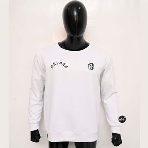 Venta al por mayor de calidad de silicona de impresión de peso pesado de algodón de gran tamaño de impresión personalizada pulóver de algodón personalizado sudaderas con capucha y sudaderas - Product Image 5