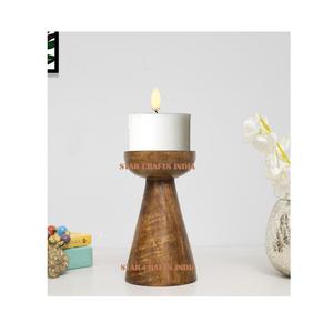 Fancy Design 2Pcs Set Single Tall Candlestick Candle Holder Stand Wedding Tabletop Home Decor Candle Stand Candle Holder Combo - Product Image 3
