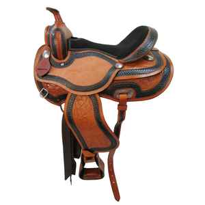 Selle de cheval en cuir véritable de qualité supérieure |   Plusieurs tailles de sièges disponibles |   Équipement d'équitation artisanal pour l'entraînement et les spectacles - Product Image 1