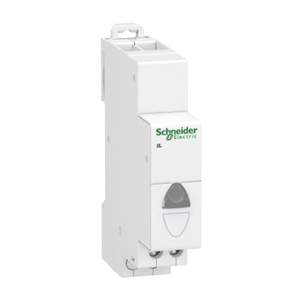 Per Schneider Electric A9E18322 Acti9 IIL Indicatore LED Singolo Luce Bianca 110-230 Vac - Product Image 1