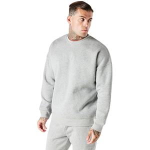 Conjunto de chándal liso de 2 piezas de algodón personalizado para hombre, Sudadera ligera, pantalones de chándal sostenibles ecológicos para adultos para otoño - Product Image 4