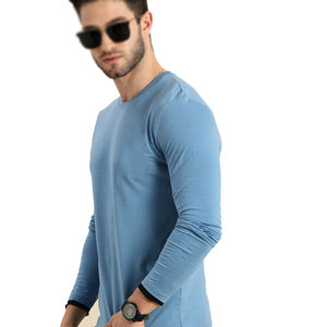 2025 nouveauté lumière Wight manches longues personnalisé votre propre conception hommes T-Shirts pour vente en ligne hommes T-shirts - Product Image 2