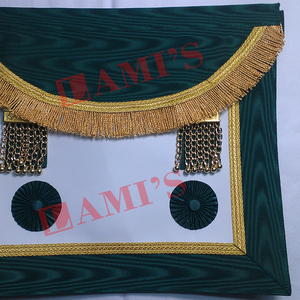 Tablier Regalia de franc-maçon à bas prix avec franges Tablier fait main d'uniforme de cérémonie sur mesure à vendre - Product Image 3