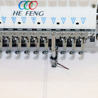 Machine à broder tubulaire professionnelle numérique à 6 têtes et 15 aiguilles