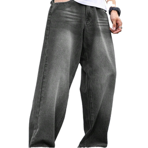Jeans Baggy de Mezclilla Premium para Hombre, Corte Holgado, Pierna Ancha, Estilo Casual, Ropa de Calle, Cómodos y Duraderos - Product Image 6