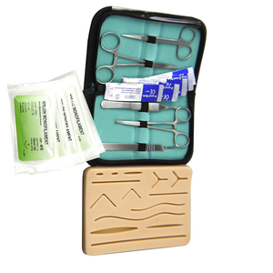 Kits personalizados para estudiantes, 7 piezas con portaagujas, fórceps, tijera, juego de bronceado quirúrgico para estudiantes con estuche de cuero - Product Image 2