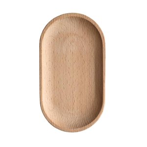 Bandejas para servir de forma ovalada de madera Natural superventas, nuevo diseño de Venta caliente para bodas y utensilios de cocina, vajilla, bandeja para servir alimentos - Product Image 2