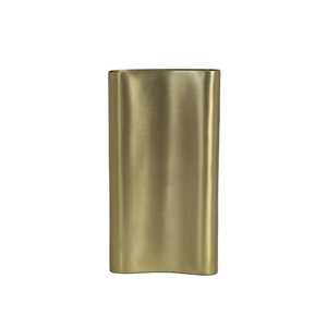 แจกันทองตกแต่งด้วยโลหะแจกันใส่ดอกไม้สไตล์โมเดิร์นงานทำมือปรับแต่งดีไซน์สำหรับตกแต่งบ้านสำนักงานโรงแรมและร้านอาหาร - Product Image 2