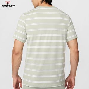 Profesional hecho 100% algodón camisetas verano Casual ligero logotipo personalizado impresión diseño Popular-Manga corta patrón sólido - Product Image 3