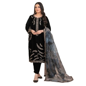 Trajes de diseñador para mujer pakistaní Tawakkal MINAKARI Vol Salwar Kameez y vestidos Kurta Sets para ropa de fiesta - Product Image 1
