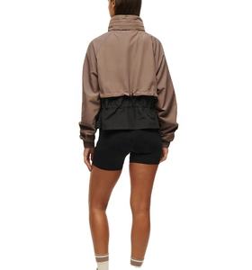 Veste coupe-vent de haute qualité respirante imperméable écologique grande taille pour femmes 100% coton - Product Image 2