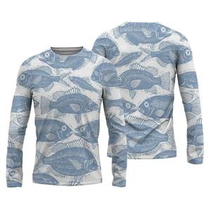 Camisetas de Pesca de Manga Larga con Impresión por Sublimación, en Venta, Material de Poliéster y Spandex - Product Image 5