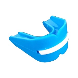 Protège-dents sport double face en caoutchouc de silicone PU pour la lutte au football MMA et la boxe-Protection des dents personnalisable facile à utiliser - Product Image 1