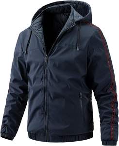 2025 nuevo diseño 100% poliéster entrenamiento y ropa para correr chaqueta para correr para hombres ropa al aire libre rompevientos para hombres - Product Image 5