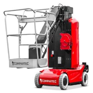 Plataforma de Trabajo Motorizada Vertical de 11.2 m de Altura con 1 Año de Garantía y 300 kg de Peso - COMPARTEC - Product Image 1