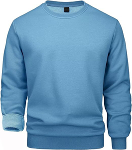 Sudaderas de cuello redondo blancas de forro polar ecológico personalizadas para mujer OEM al por mayor, de algodón grueso con hombros caídos para invierno - Product Image 5