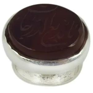 Handmade Silver Stone <b>Ring</b> for <b>Men</b> Trendy Fashionable Inlay Jewelry with Rose Gold and Gold Plating Unique Number-shaped Gift - Product Image 2