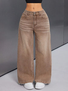 Pantalones Deportivos de Cintura Alta para Mujer, Corte Regular, Impermeables, Transpirables, con Múltiples Bolsillos, Estilo Holgado, para Actividades al Aire Libre - Product Image 2