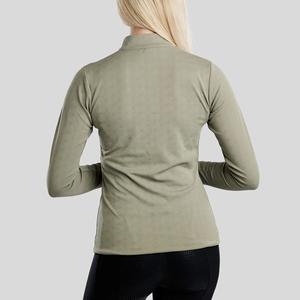 Camisas de equitación para mujer al por mayor, ropa ecuestre personalizada superior con capa base, camisa de equitación ajustada y cómoda de primera calidad - Product Image 3