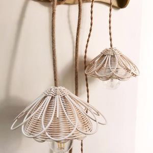 <b>Baby</b> Room Hanging Pendant Light Flower Shape Rattan <b>Lamp</b> Cheapest Price Kids Bedroom Decoration Ceiling <b>Lamps</b> - Product Image 3