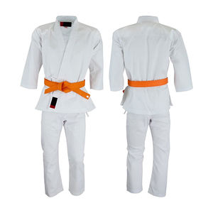 Vente en gros d'uniformes d'arts martiaux en coton pour hommes MMA Judo karaté OEM bon marché - Product Image 5