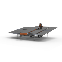 Tour d'éclairage solaire portable avec 10 panneaux photovoltaïques, projecteurs LED blancs, alimentation hors réseau pour sites isolés