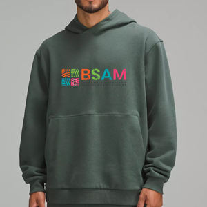 เสื้อฮู้ดดี้ผู้ชายแฟชั่นฤดูหนาว ผ้าฝ้าย 100% ซับในเรียบ สีพื้น พิมพ์ลายตามสั่ง เป็นมิตรกับสิ่งแวดล้อม แขนยาว คอกลม ทรงโอเวอร์ไซส์ - Product Image 1