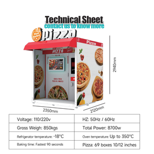 Distributeur automatique de pizzas chaudes, best-seller, à vendre - Product Image 2