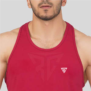 Débardeur décontracté respirant en maille tricotée sans manches pour hommes, vêtements de sport pour l'entraînement, maillots de musculation décontractés - Product Image 5