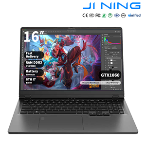 Portátil para Juegos y Edición de Fotos, Pantalla de 16 Pulgadas, Intel Core I7 8750H, P106 6GB, 16GB RAM, 512GB/1TB SSD, 6000mAh, Teclado Retroiluminado - Product Image 1