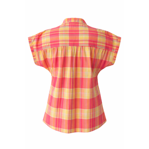 Blusa de viscosa con cuello mandarín tejida a mano para mujer, elegante, para uso diario, teñida lisa, con botones, talla XS, estilo vintage, corte holgado, para otoño y primavera, corta - Product Image 6