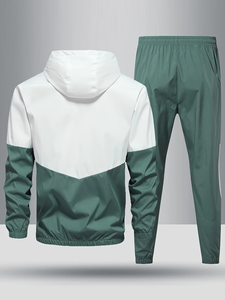 Ensemble 2 pièces sportif en satin pour hommes Polo BD et survêtement d'hiver Tenues décontractées Collection vente en gros - Product Image 2