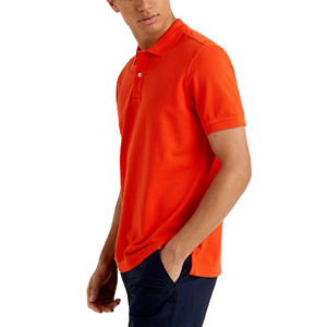 Vente de gros T-shirts polo uni en polyester T-shirt polo pour hommes Chemises polo pour hommes avec logo personnalisé - Product Image 6