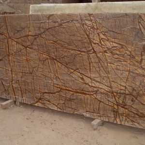 Mármol Natural Indio Marrón Selva Tropical, Pulido, Losa Grande, Encimera de Cocina Moderna y Ecológica, Superficie para Mueble de Baño - Product Image 1