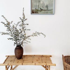 Bancos de patio de bambú natural al por mayor, muebles de jardín de exterior, Banco de doble asiento - Product Image 6