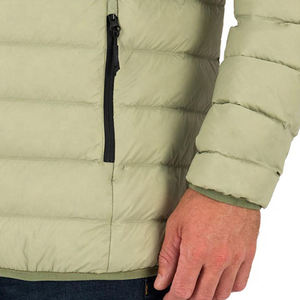 แจ็กเก็ตกลางแจ้งของผู้ชายเสื้อโค้ทผ้าฝ้ายมันวาวสำหรับฤดูหนาวโลโก้ตามสั่งแบบ2025 - Product Image 4