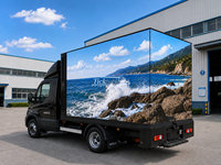 Écran publicitaire LED 3D mobile Ticktack 4,2 m, étanche, pour camion, affichage numérique, panneau publicitaire LED