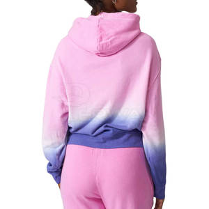 Hoodies pour femmes les plus vendus pour l'hiver, usage extérieur, anti-rides, respirants, doux, en polyester/coton, avec logo sur le devant - Product Image 2