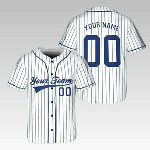 Jersey de béisbol de talla grande de calidad superior, material de poliéster transpirable con impresión por sublimación personalizada, ropa suave - Product Image 6