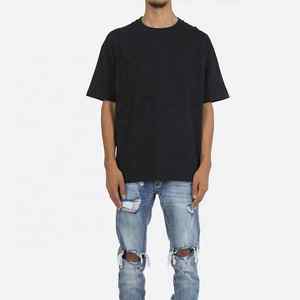 T-shirts pour hommes écologiques T-shirts écologiques en coton biologique T-shirt en bambou à manches courtes T-shirts noirs pour hommes T-shirt en coton de bambou - Product Image 1